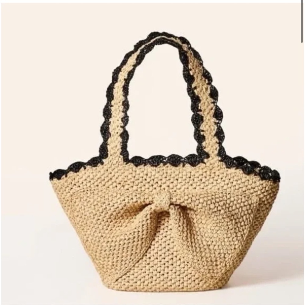 NWT Kate Spade New York x Target Raffia Bow Tote Bag
